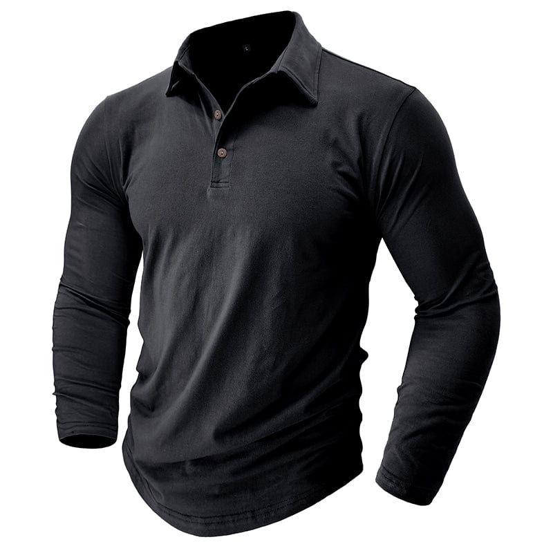 Drayce | Muscle Fit Langarm-Polo Karolina Prague