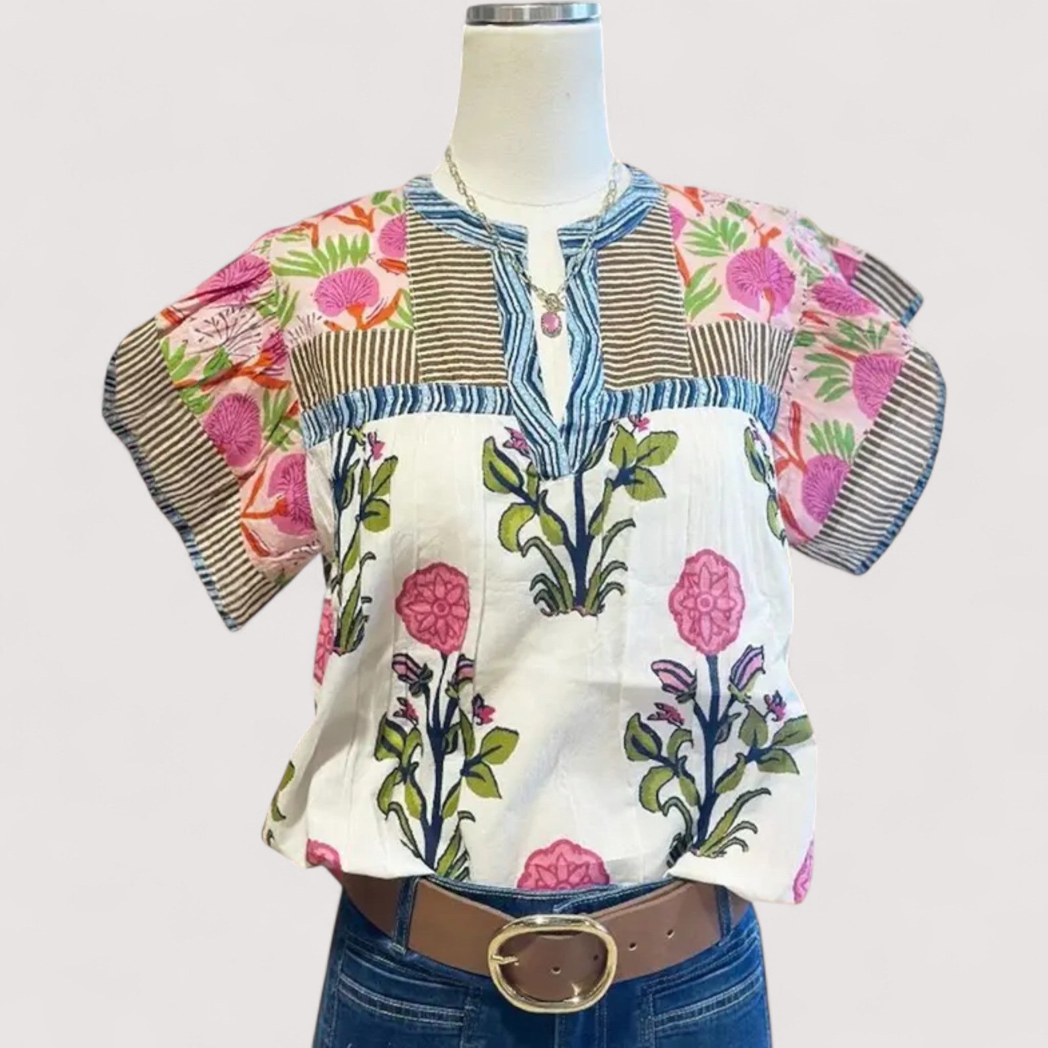 Odette – Boho bluza s vezom Karolina Prague