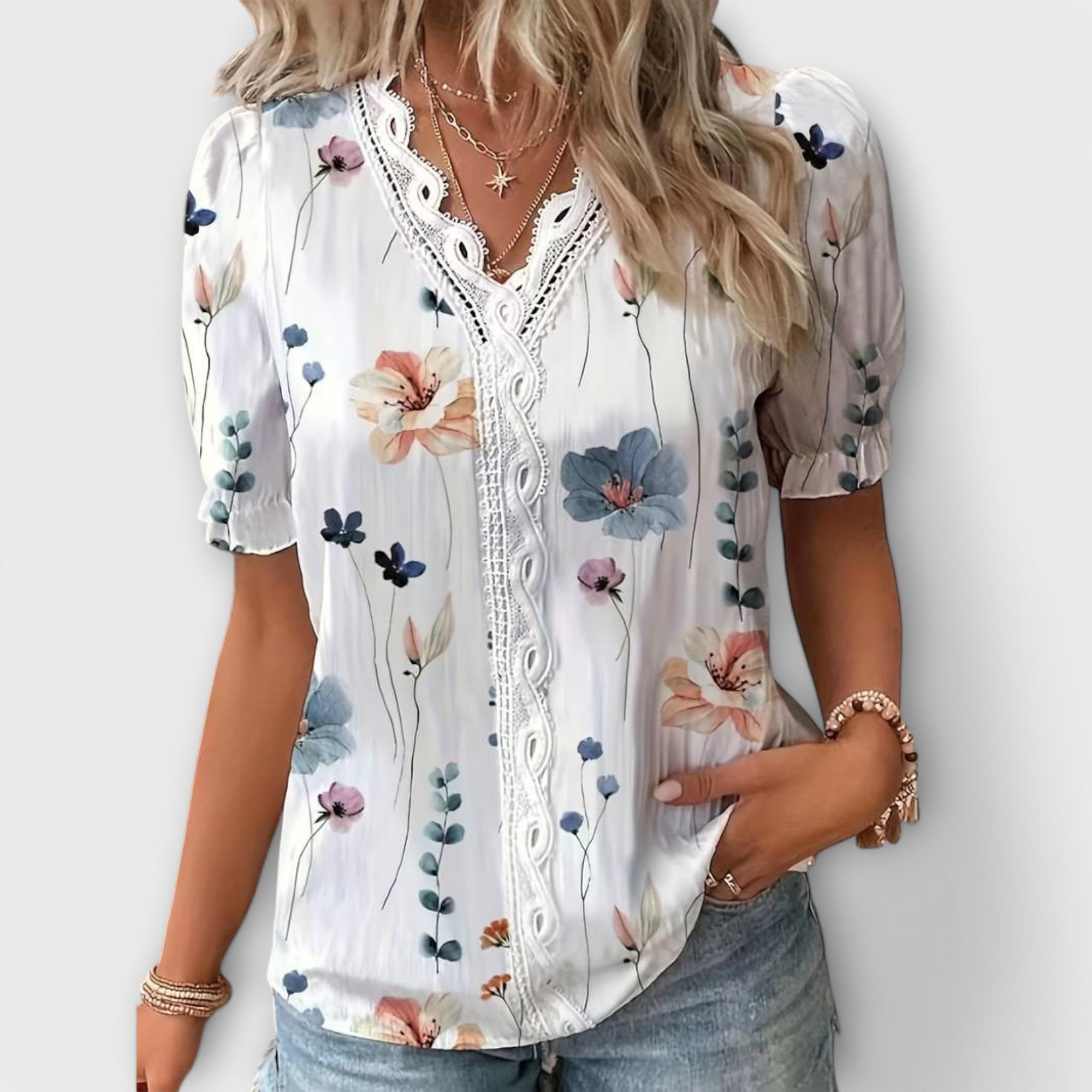 Hermina - Bluza s V izrezom Karolina Prague