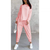 💕Conjunto de sudadera de manga larga con bajo irregular y pantalones para mujer Martina Soler