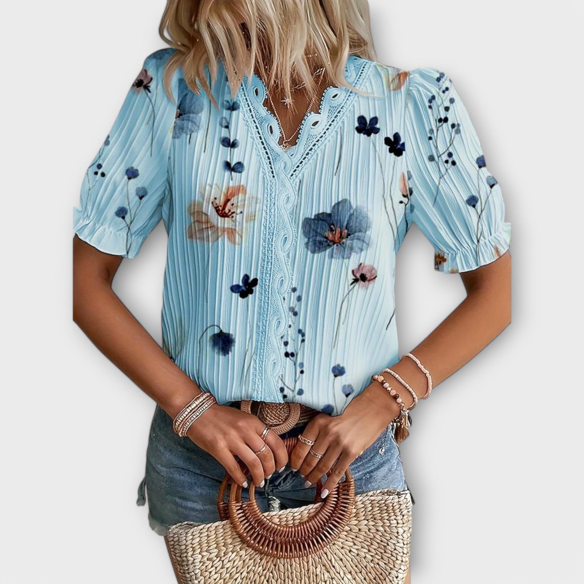 Hermina - Bluza s V izrezom Karolina Prague