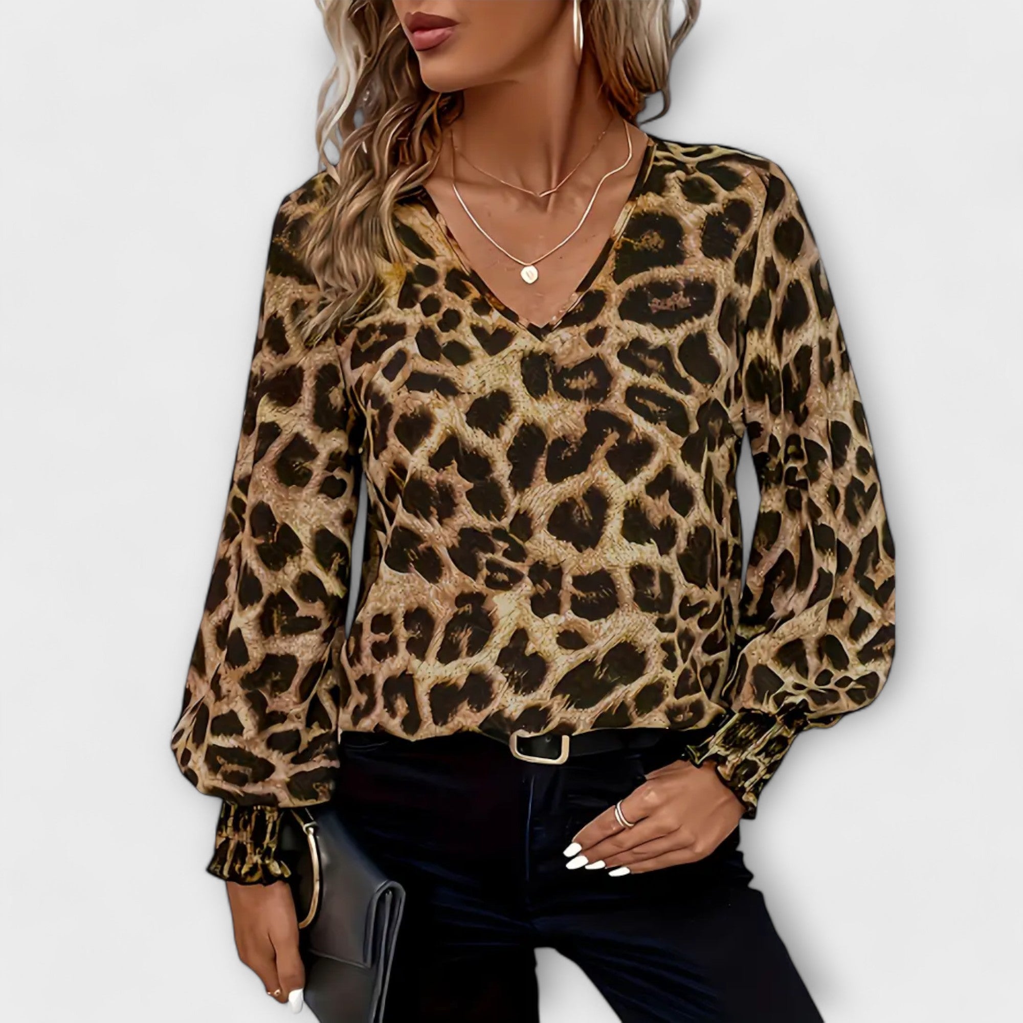 Jadranka - Stilizirana Leopard Bluza Karolina Prague