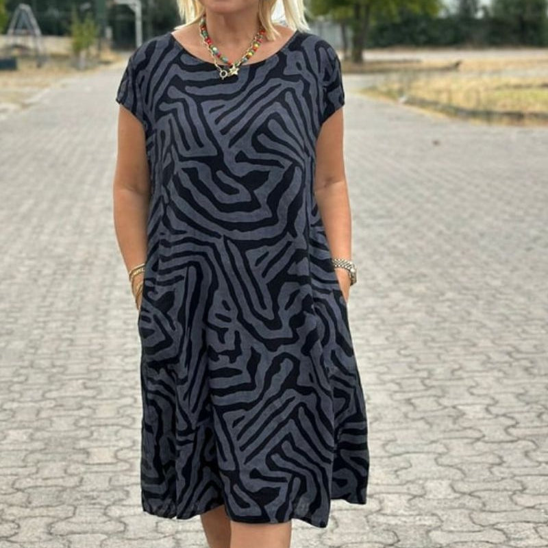 Avanille - Lagana ljetna haljina s okruglim izrezom Karolina Prague