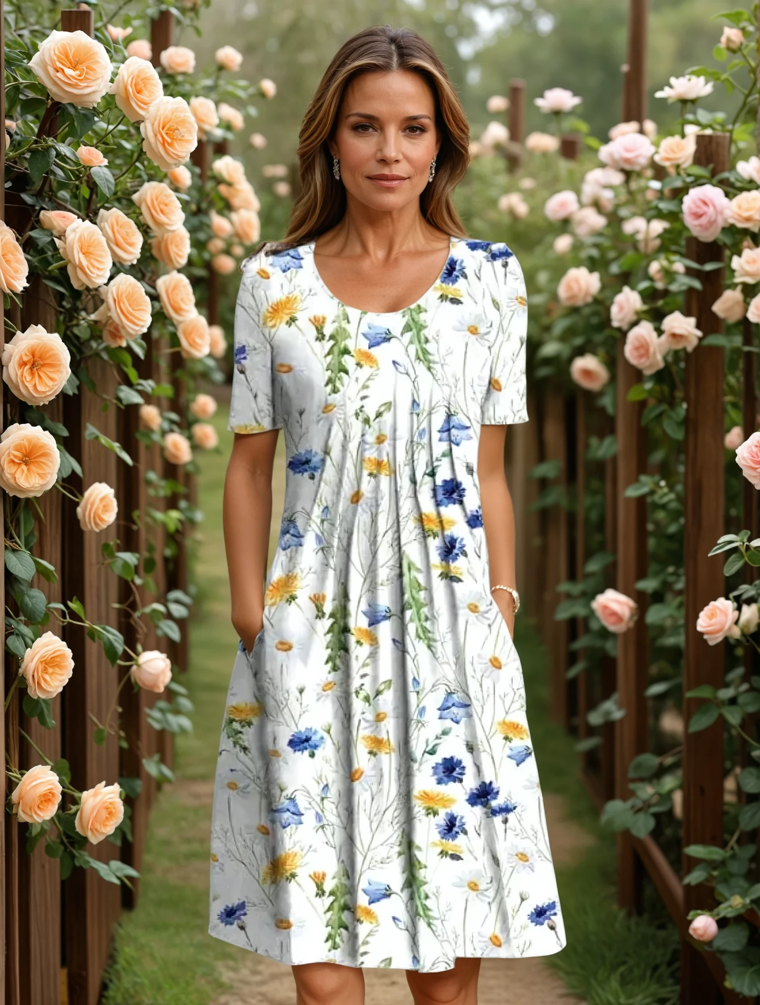 Marianne – Elegantna cvjetna haljina Karolina Prague