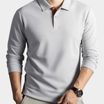 Leon | Premium-Polohemd mit langen Ärmeln Karolina Prague