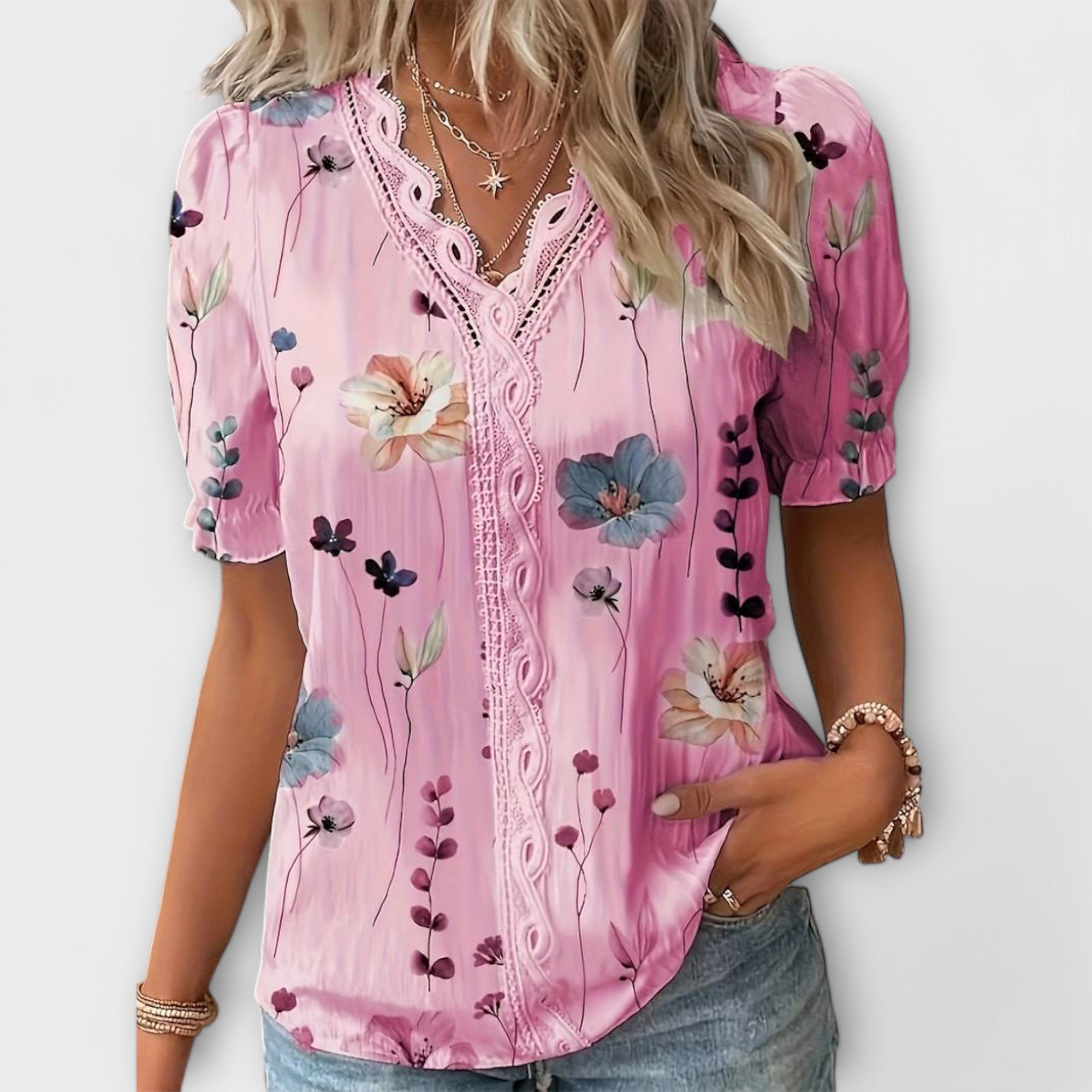 Hermina - Bluza s V izrezom Karolina Prague