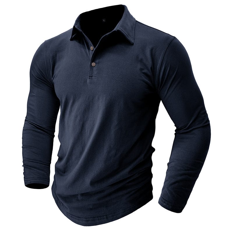 Drayce | Muscle Fit Langarm-Polo Karolina Prague