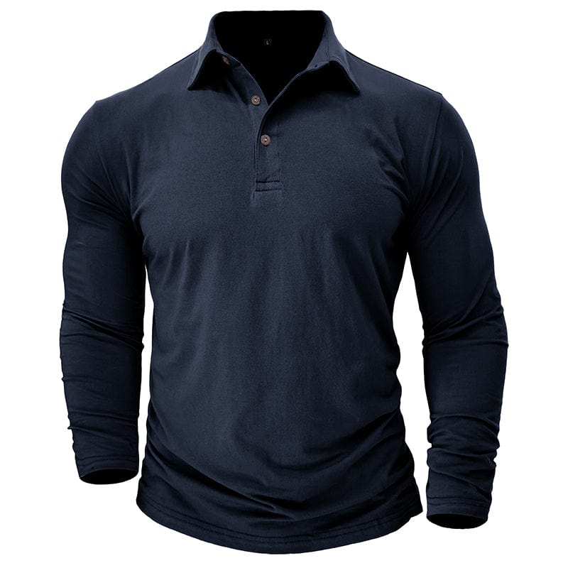 Drayce | Muscle Fit Langarm-Polo Karolina Prague