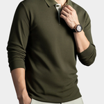Leon | Premium-Polohemd mit langen Ärmeln Karolina Prague