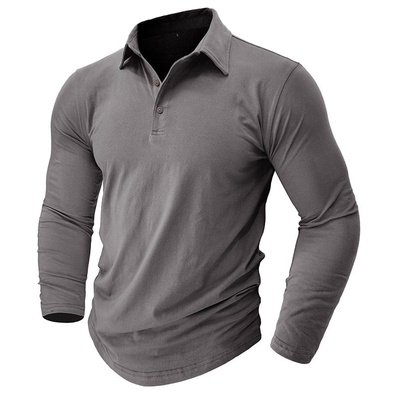 Drayce | Muscle Fit Langarm-Polo Karolina Prague