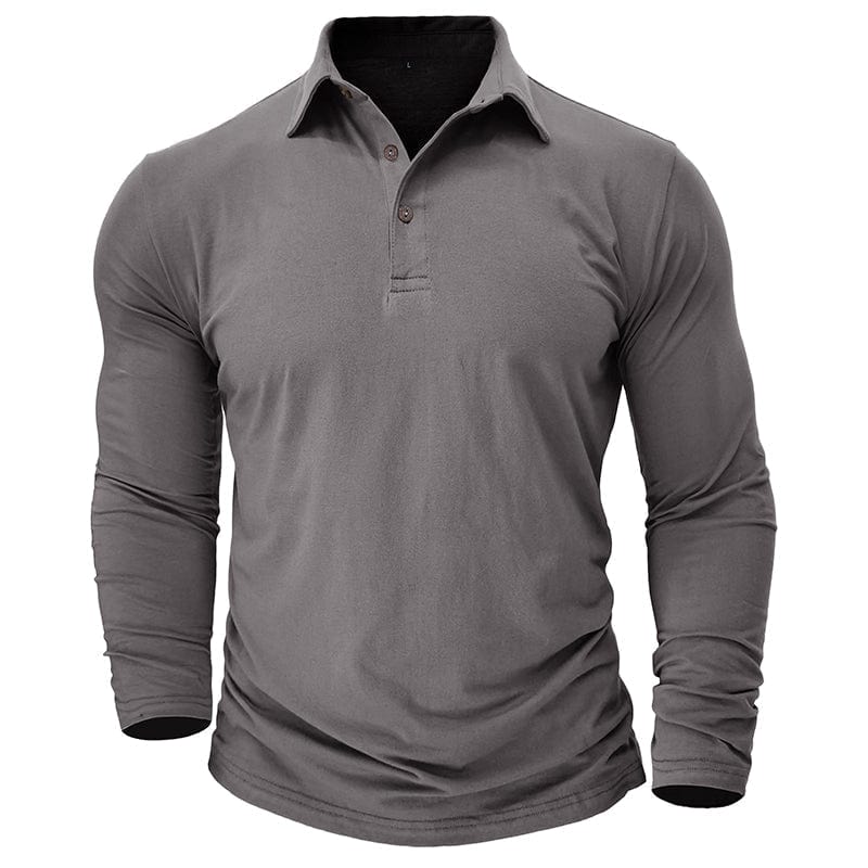 Drayce | Muscle Fit Langarm-Polo Karolina Prague