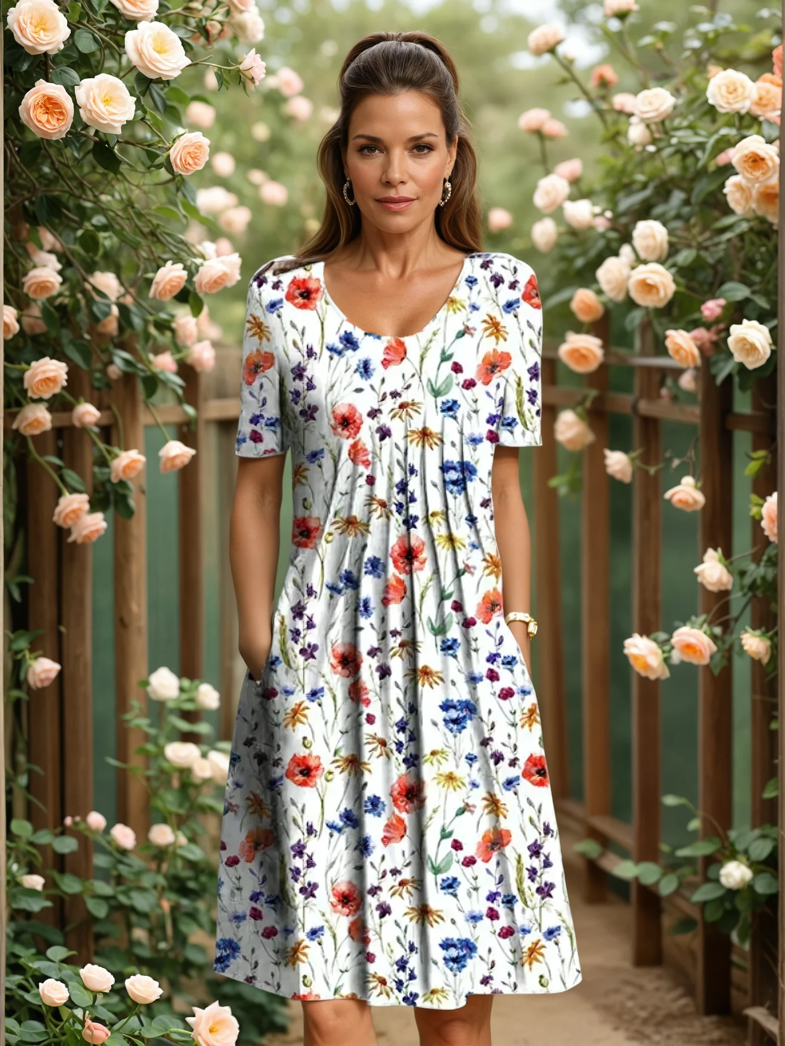Marianne – Elegantna cvjetna haljina Karolina Prague