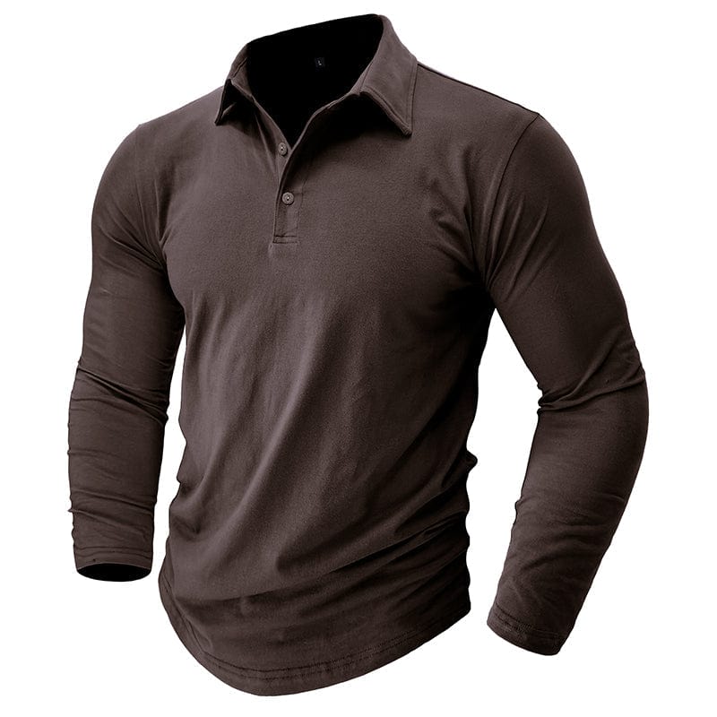 Drayce | Muscle Fit Langarm-Polo Karolina Prague