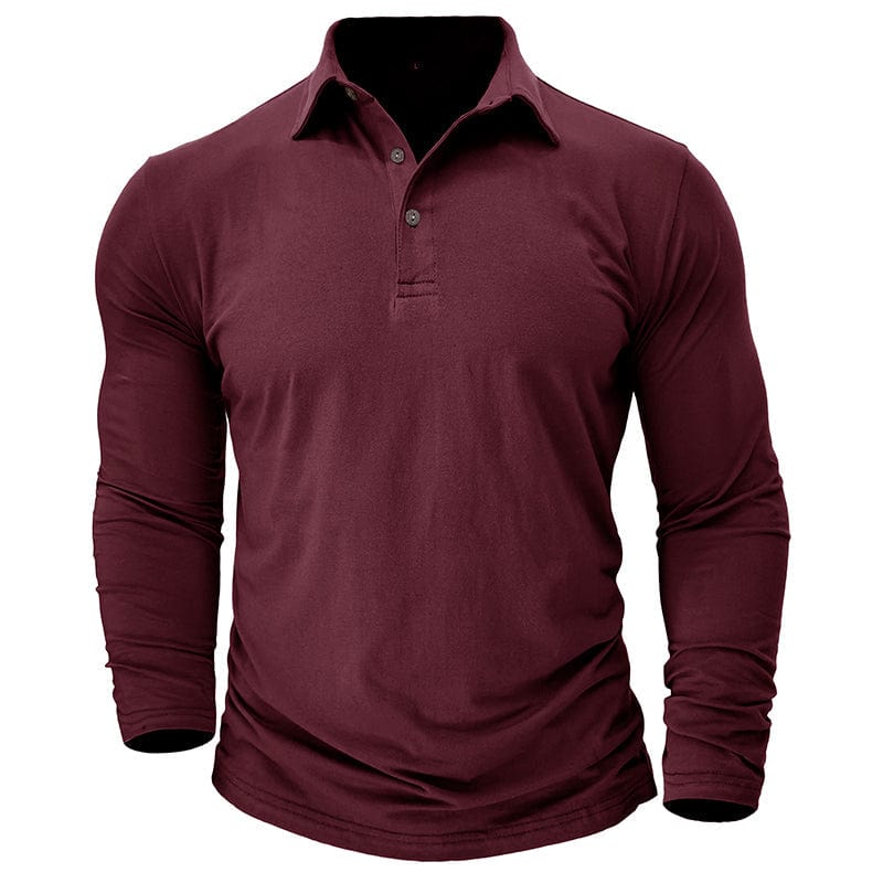Drayce | Muscle Fit Langarm-Polo Karolina Prague
