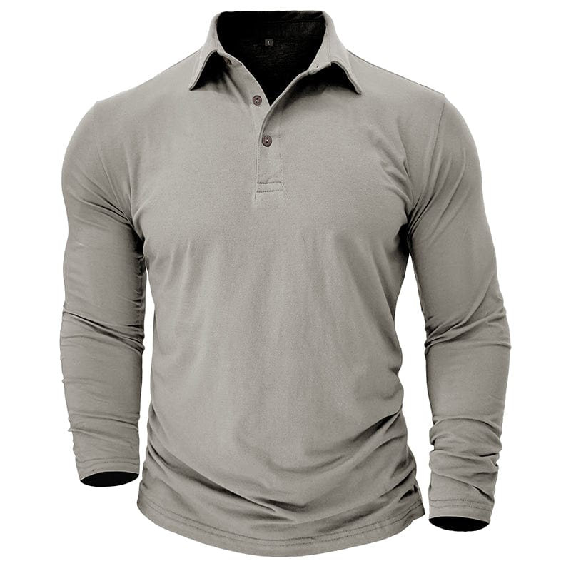 Drayce | Muscle Fit Langarm-Polo Karolina Prague