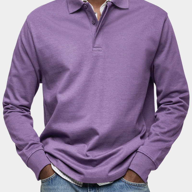 Wilson | Klassisches Langarm-Poloshirt Karolina Prague