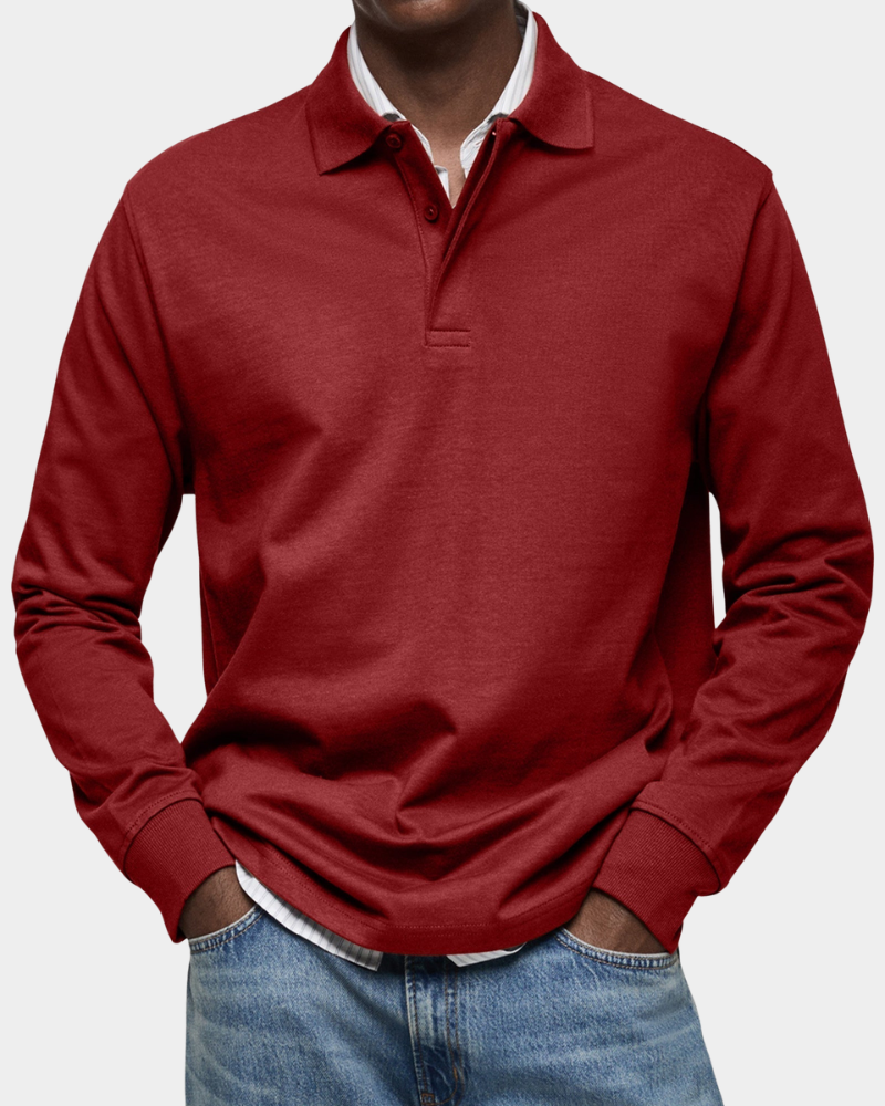 Wilson | Klassisches Langarm-Poloshirt Karolina Prague