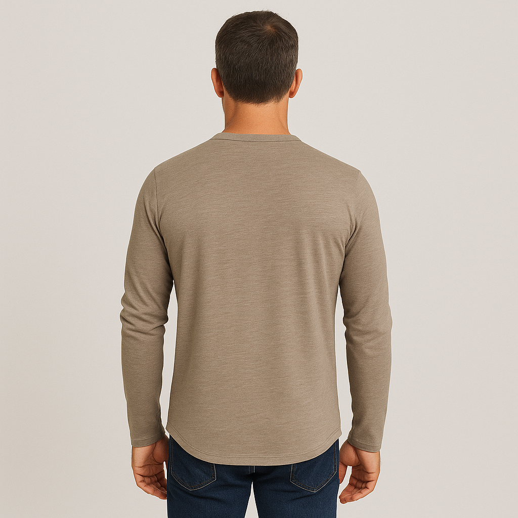 Walt | Langarmshirt mit Knopfleiste Karolina Prague