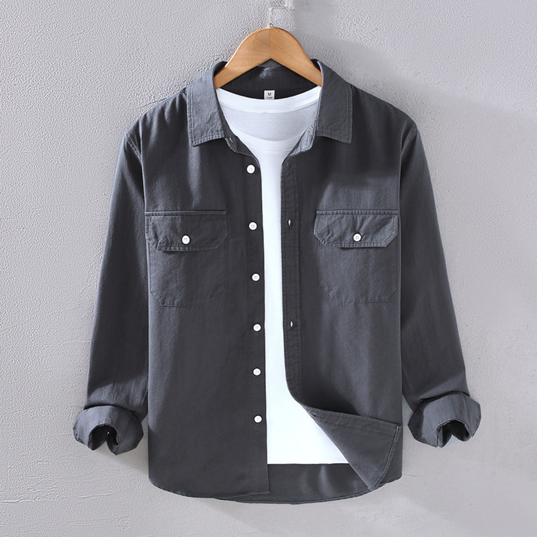 Gerald | Klassisches Frontier-Overshirt Karolina Prague