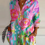 Rina™ | Halenka s barevným potiskem Karolina Prague