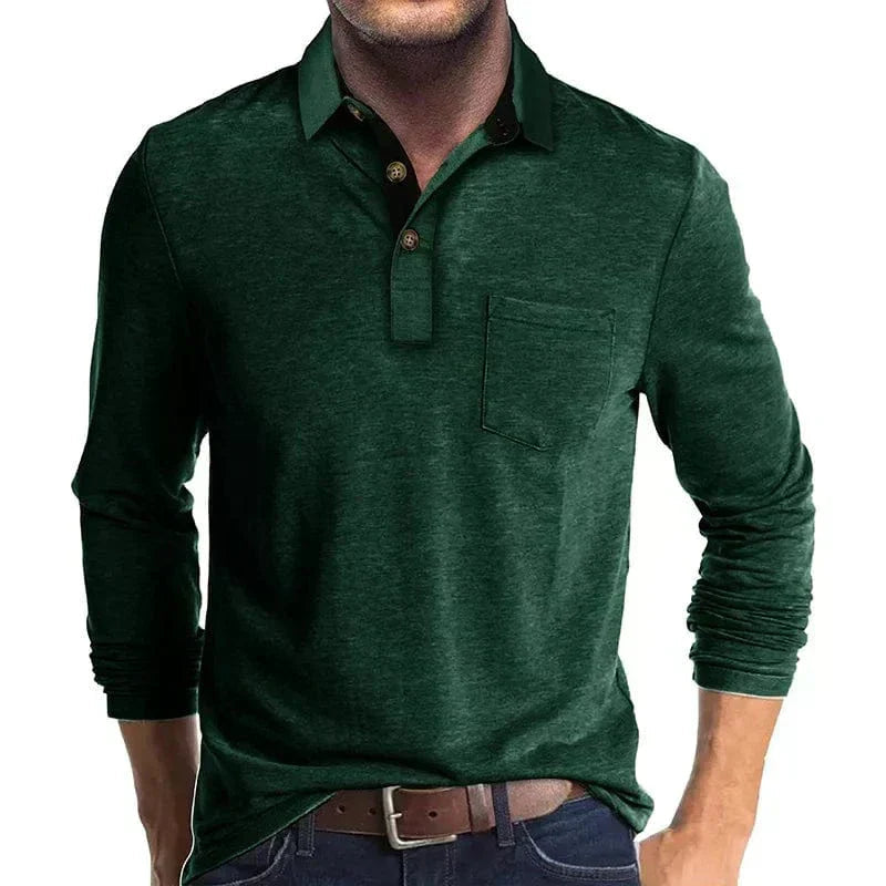 Daniel | Langarm-Poloshirt Karolina Prague
