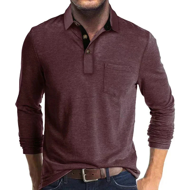 Daniel | Langarm-Poloshirt Karolina Prague