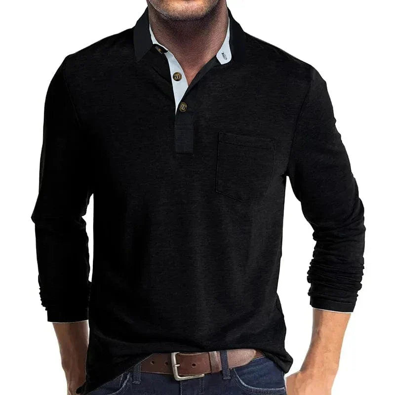 Daniel | Langarm-Poloshirt Karolina Prague