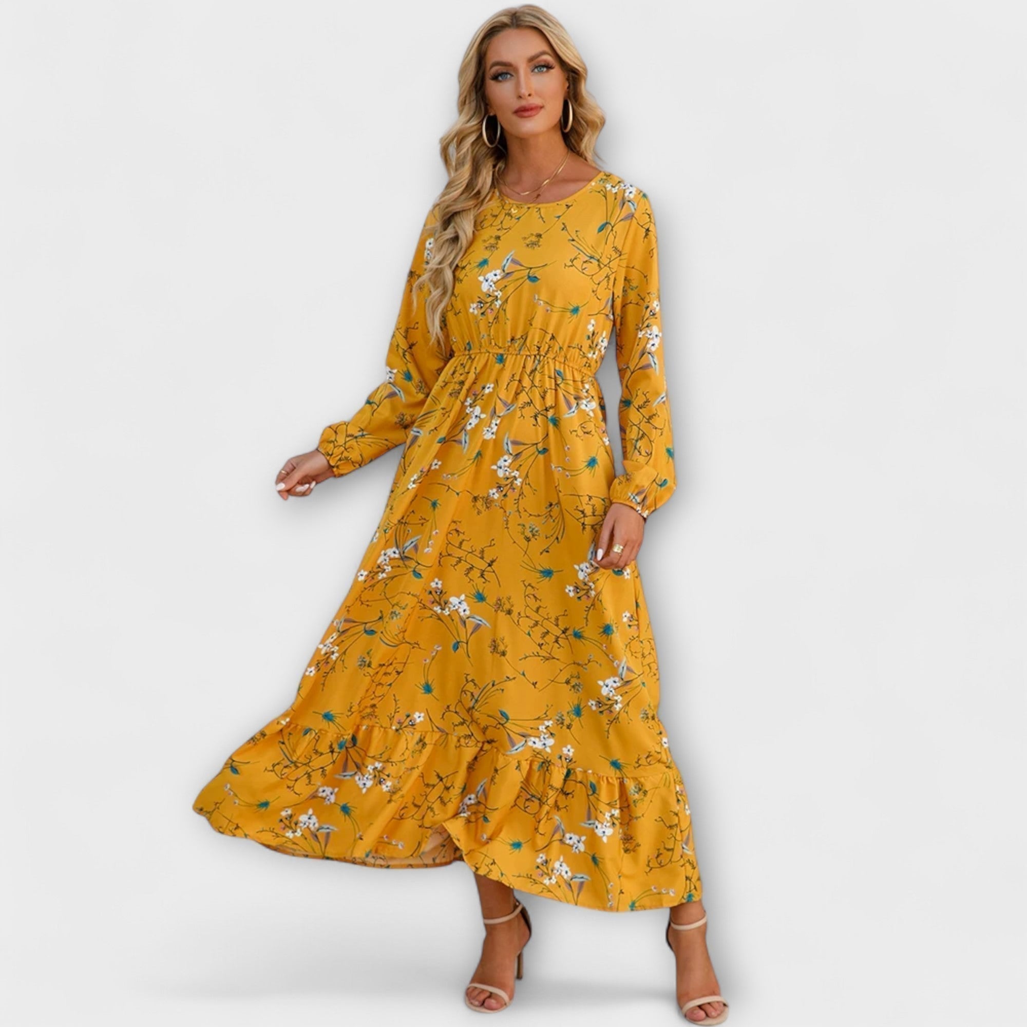 Barka - Ženska boho maxi haljina elegantnog stila Karolina Prague