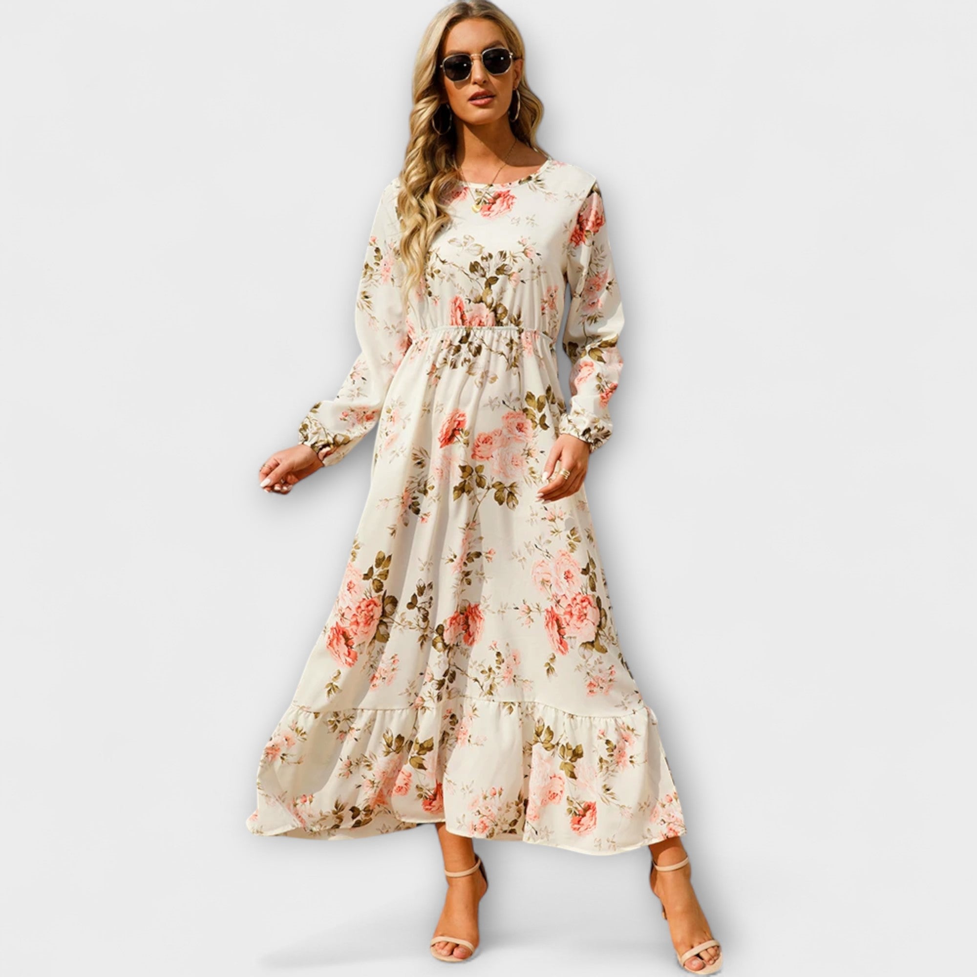 Barka - Ženska boho maxi haljina elegantnog stila Karolina Prague