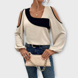 Anica - Bluza s kvadratnim izrezom Karolina Prague