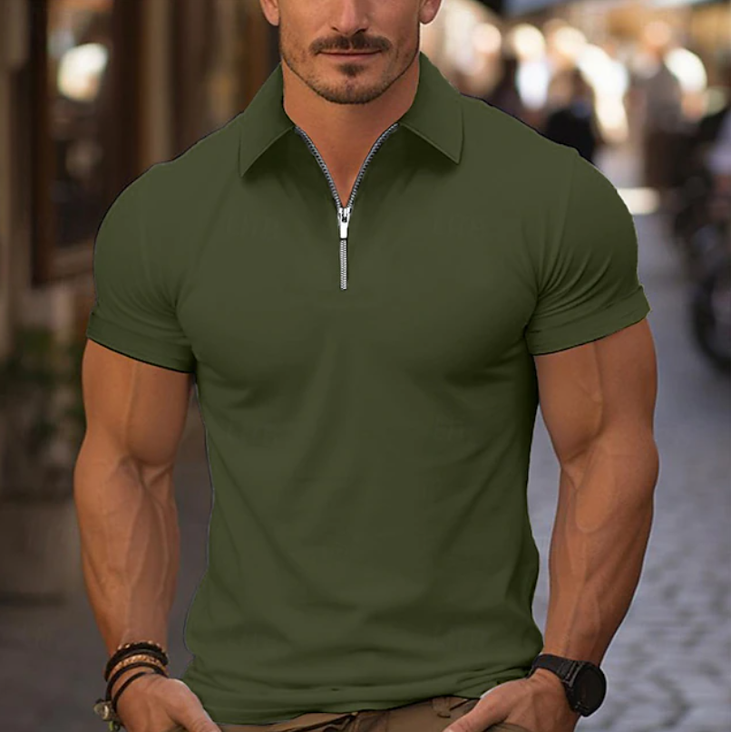 Rammy | Shirt mit Viertel-Reißverschluss und Kragen Karolina Prague