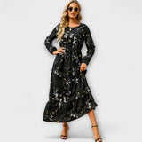 Barka - Ženska boho maxi haljina elegantnog stila Karolina Prague
