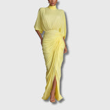 Diana – Elegantna maxi haljina u žutoj boji Karolina Prague