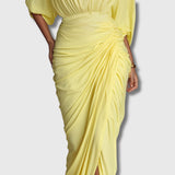 Diana – Elegantna maxi haljina u žutoj boji Karolina Prague