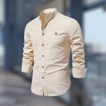 Marcky | Stehkragen Slim-Fit-Hemd Karolina Prague