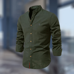 Marcky | Stehkragen Slim-Fit-Hemd Karolina Prague