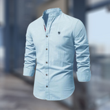 Marcky | Stehkragen Slim-Fit-Hemd Karolina Prague