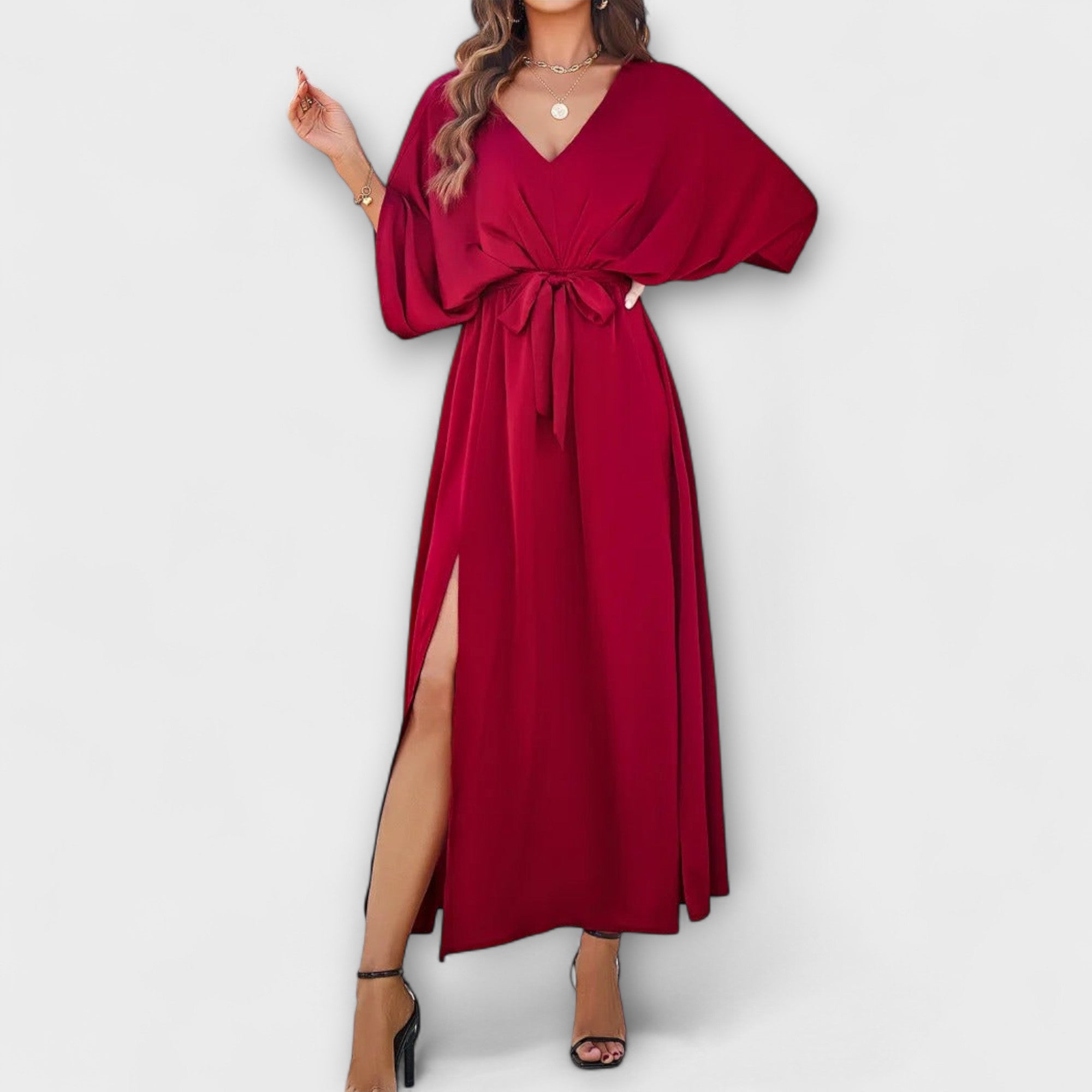 Sabrina – Sofisticirana maxi haljina s V izrezom Karolina Prague
