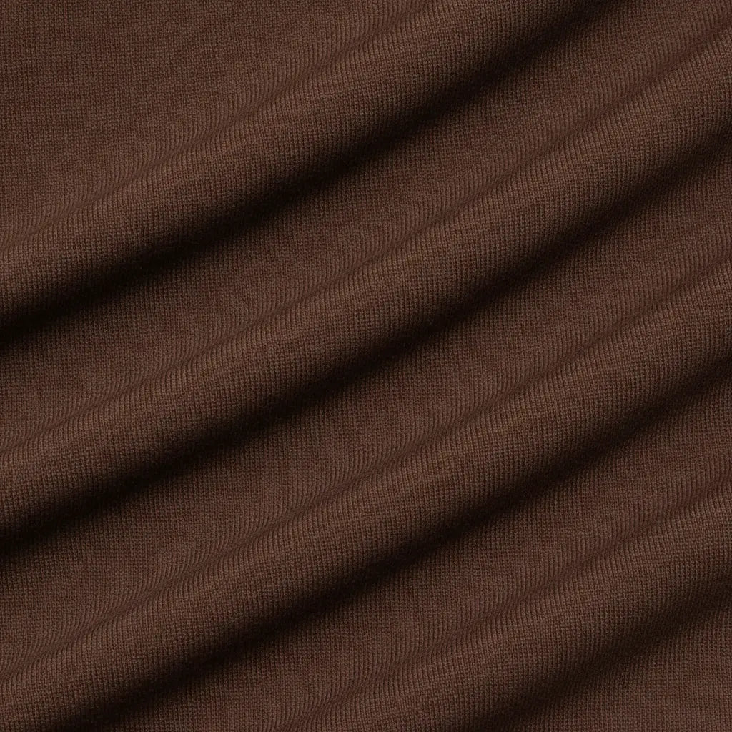 Renáta – Elegantní hnědé šaty s off-shoulder výstřihem Karolina Prague