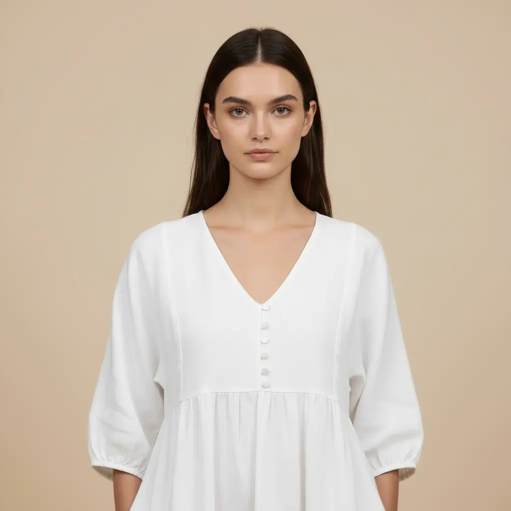 Vendula – Elegantní bílé šaty s nadčasovým stylem Karolina Prague