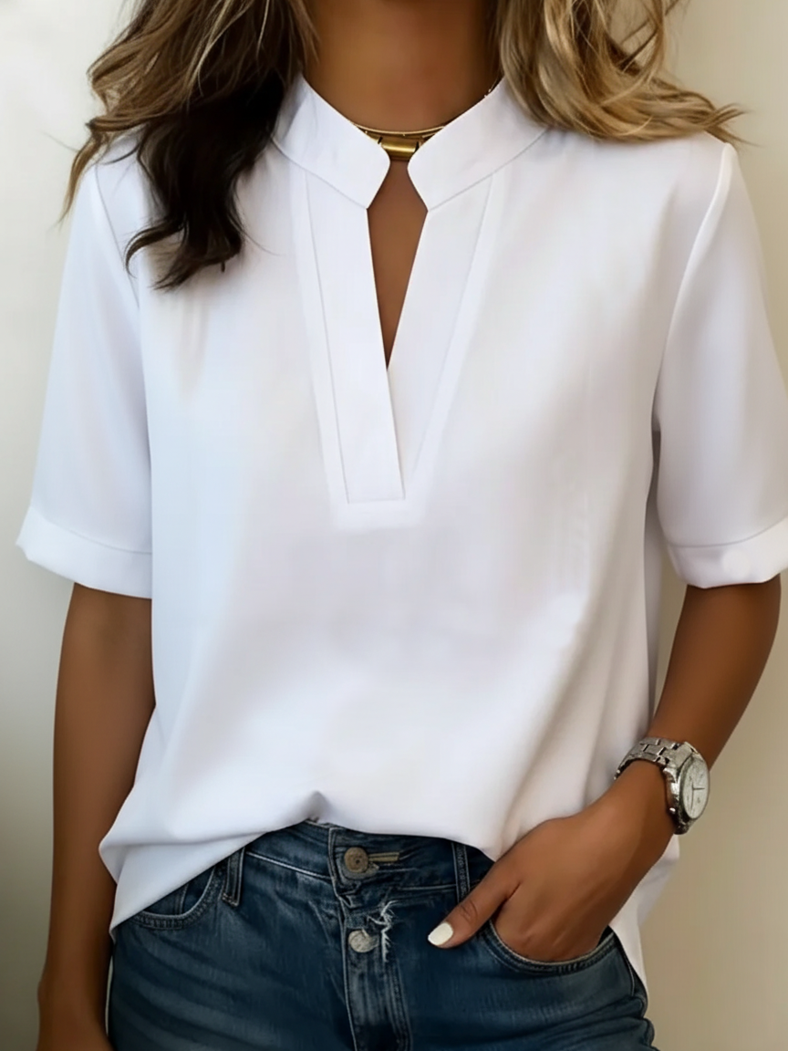 Elisa — Elegantní halenka s rafinovaným límcem Karolina Prague