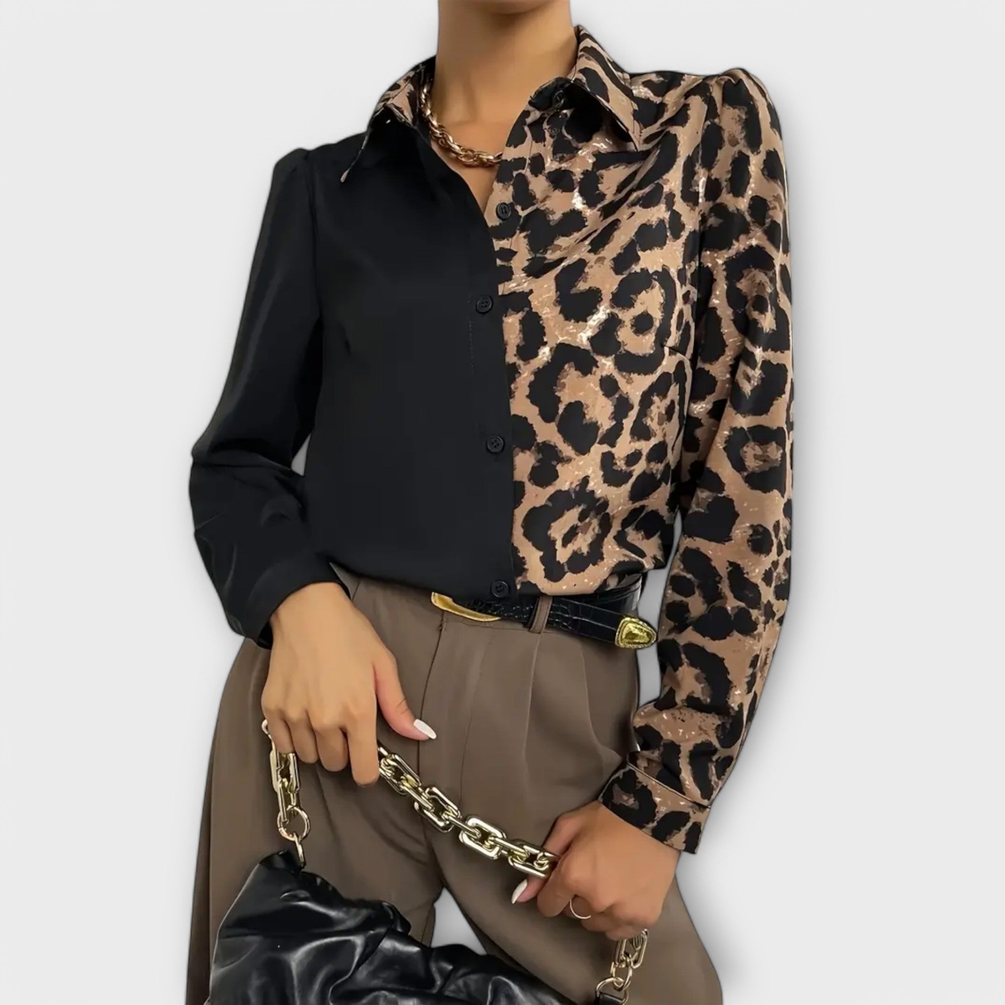 Jagoda - Leopardska bluza Karolina Prague