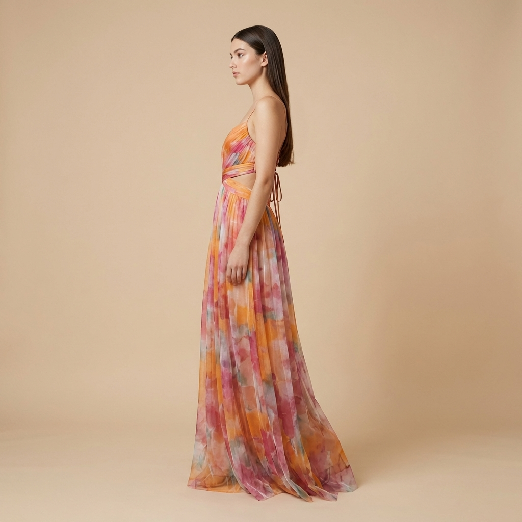 Giselle - Okouzlující maxi šaty s květinovým potiskem Karolina Prague