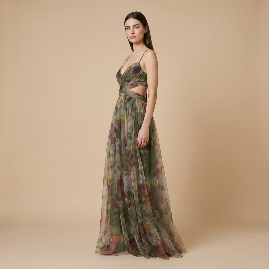 Giselle - Okouzlující maxi šaty s květinovým potiskem Karolina Prague