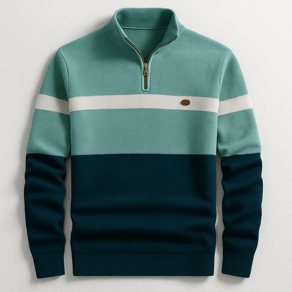 Elwin | Pohodlný pulovr na half-zip Karolina Prague