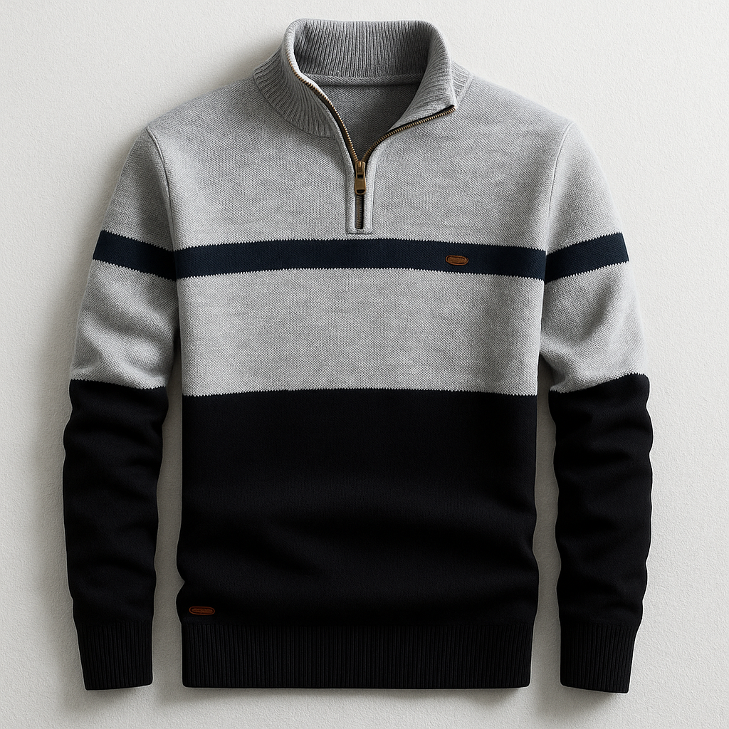 Elwin | Pohodlný pulovr na half-zip Karolina Prague