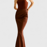 Leona Maxi Haljina s Tank Top Stilom i Izduženom Siluetom Karolina Prague