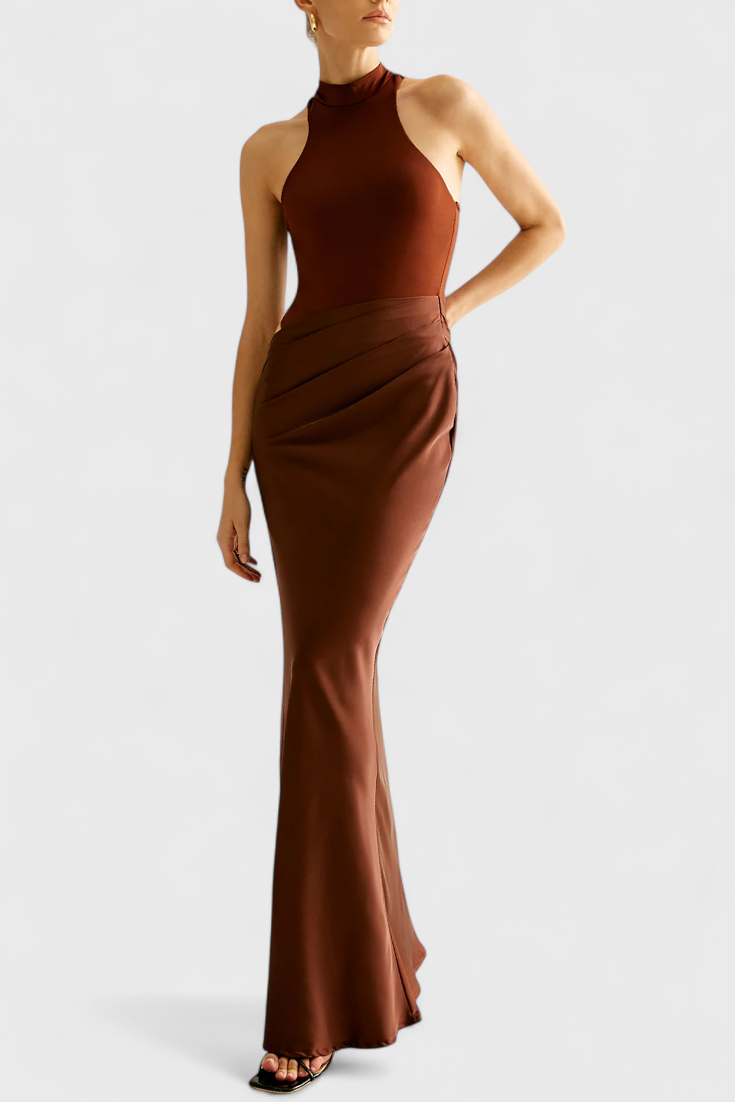 Leona Maxi Haljina s Tank Top Stilom i Izduženom Siluetom Karolina Prague