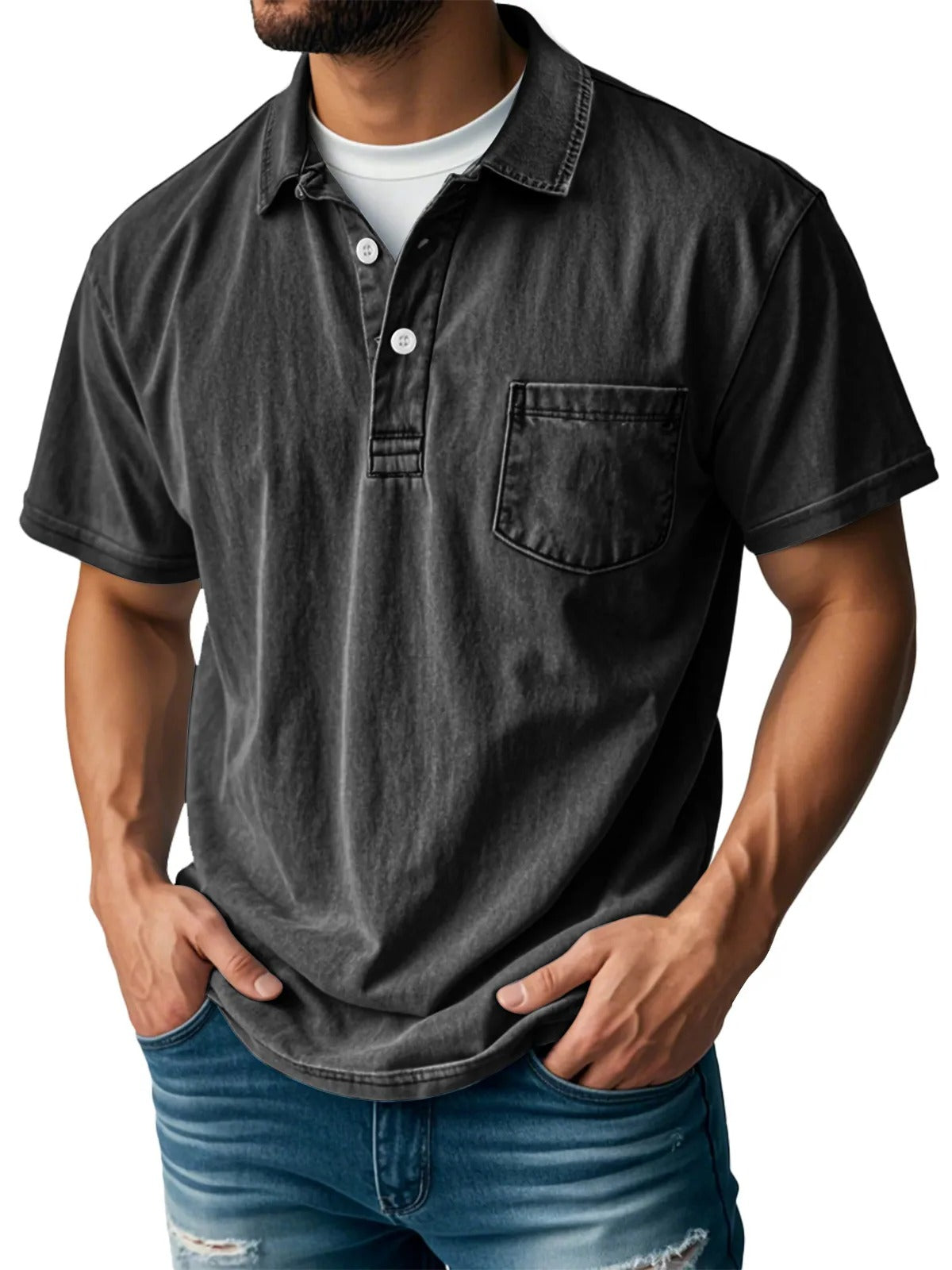 Donald | Stylisches Kurzarm-Poloshirt Karolina Prague