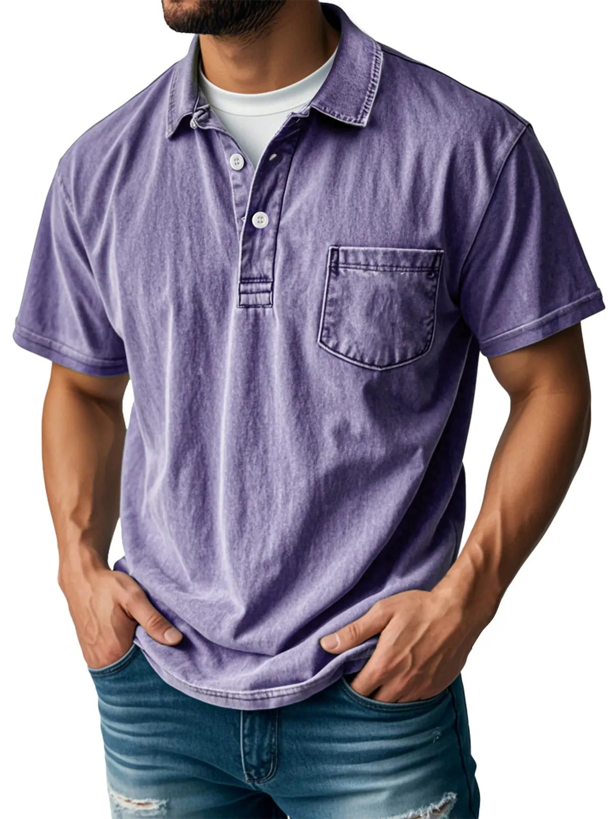 Donald | Stylisches Kurzarm-Poloshirt Karolina Prague